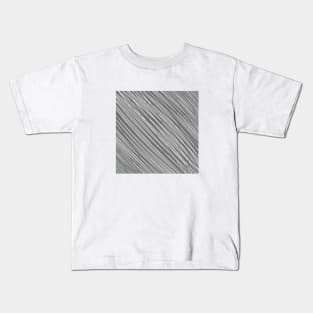 Striped-pattern, grey, simple, minimal, minimalist, lined-pattern, stripe, modern, trendy, basic, digital, pattern, abstract, lines, line, line-art, jewel-color, Kids T-Shirt